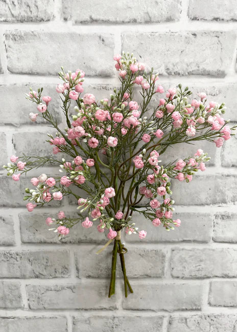 14" PINK BABY'S BREATH BUNDLE X 5