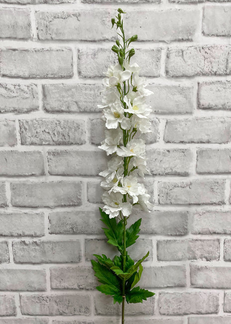 35" WHITE FRESH TOUCH DELPHINIUM SRRAY