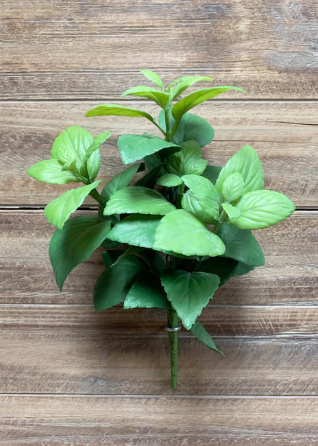 12" GREEN MINT LEAF BUSH