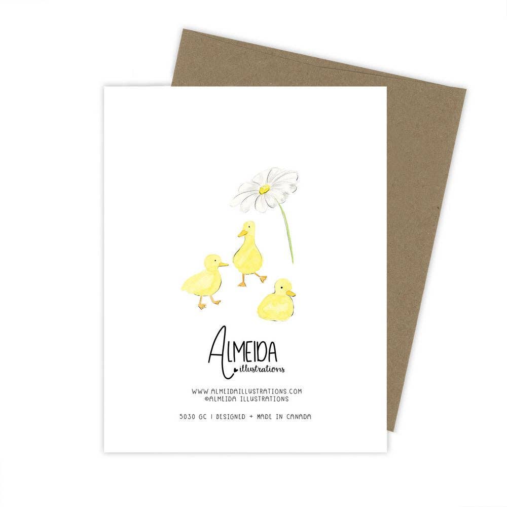 Congratulations on your Bundle of joy Baby Card | Ducklings