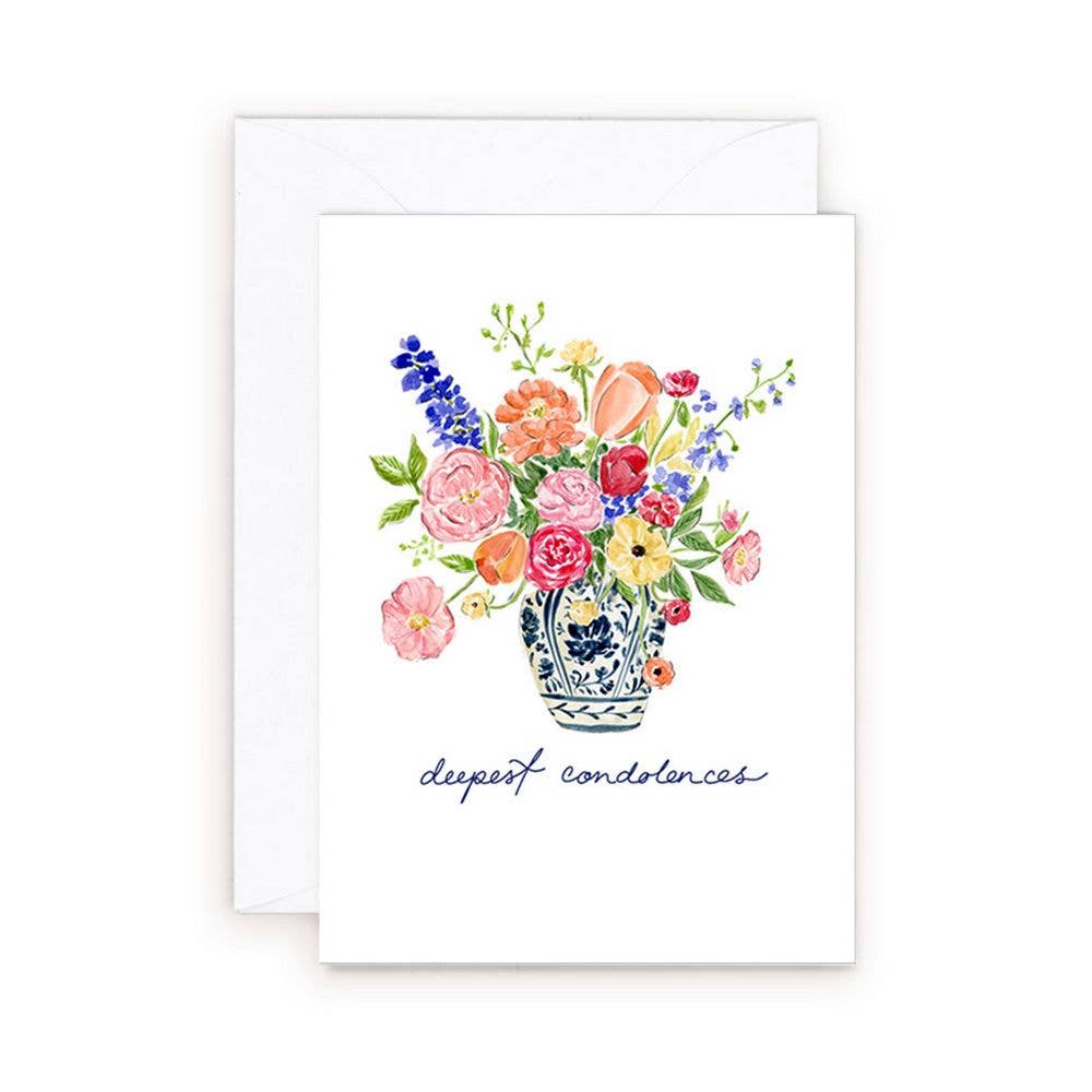 Mini Card - Deepest Condolences Enclosure Card | Sympathy