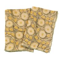 Marigold Block Print Tea Towels S/2