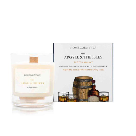 THE ARGYLL & THE ISLES - SCOTCH WHISKY CANDLE