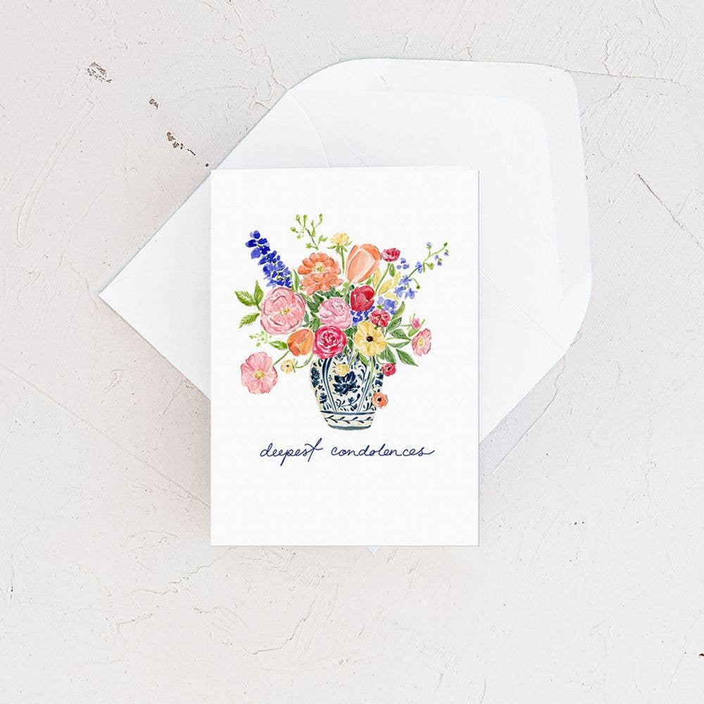 Mini Card - Deepest Condolences Enclosure Card | Sympathy