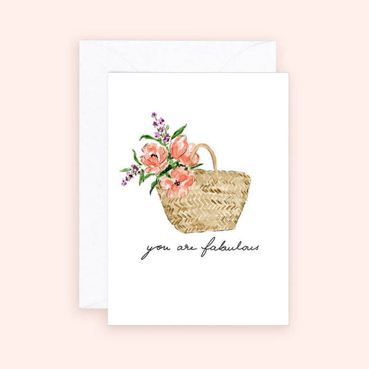 Mini Card - You are Fabulous Enclosure Card