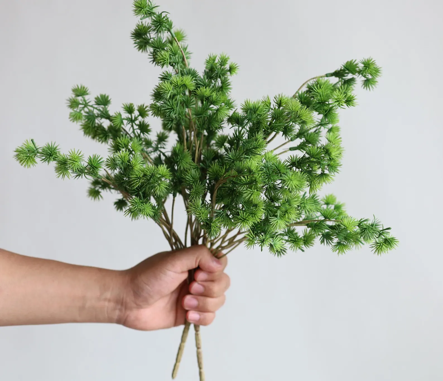 17" Faux Mini Needle Branch Bunch