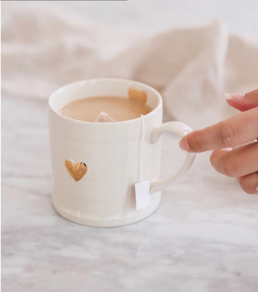 Sweet Heart Mug, Gold